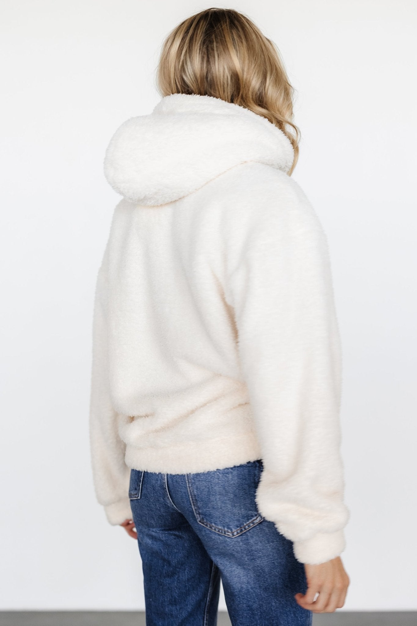 Neve Teddy Hoodie | Cream - Baltic Born