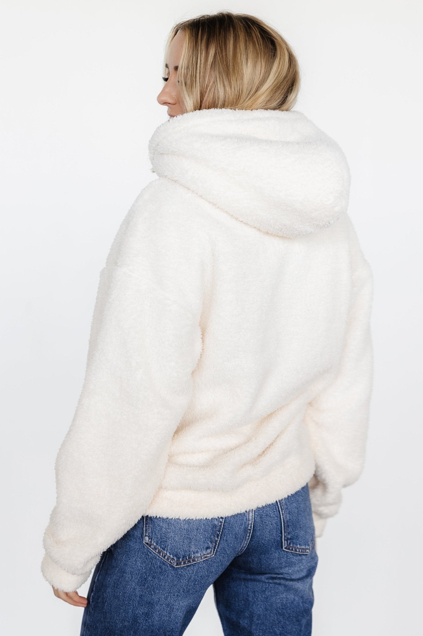 Neve Teddy Hoodie | Cream - Baltic Born