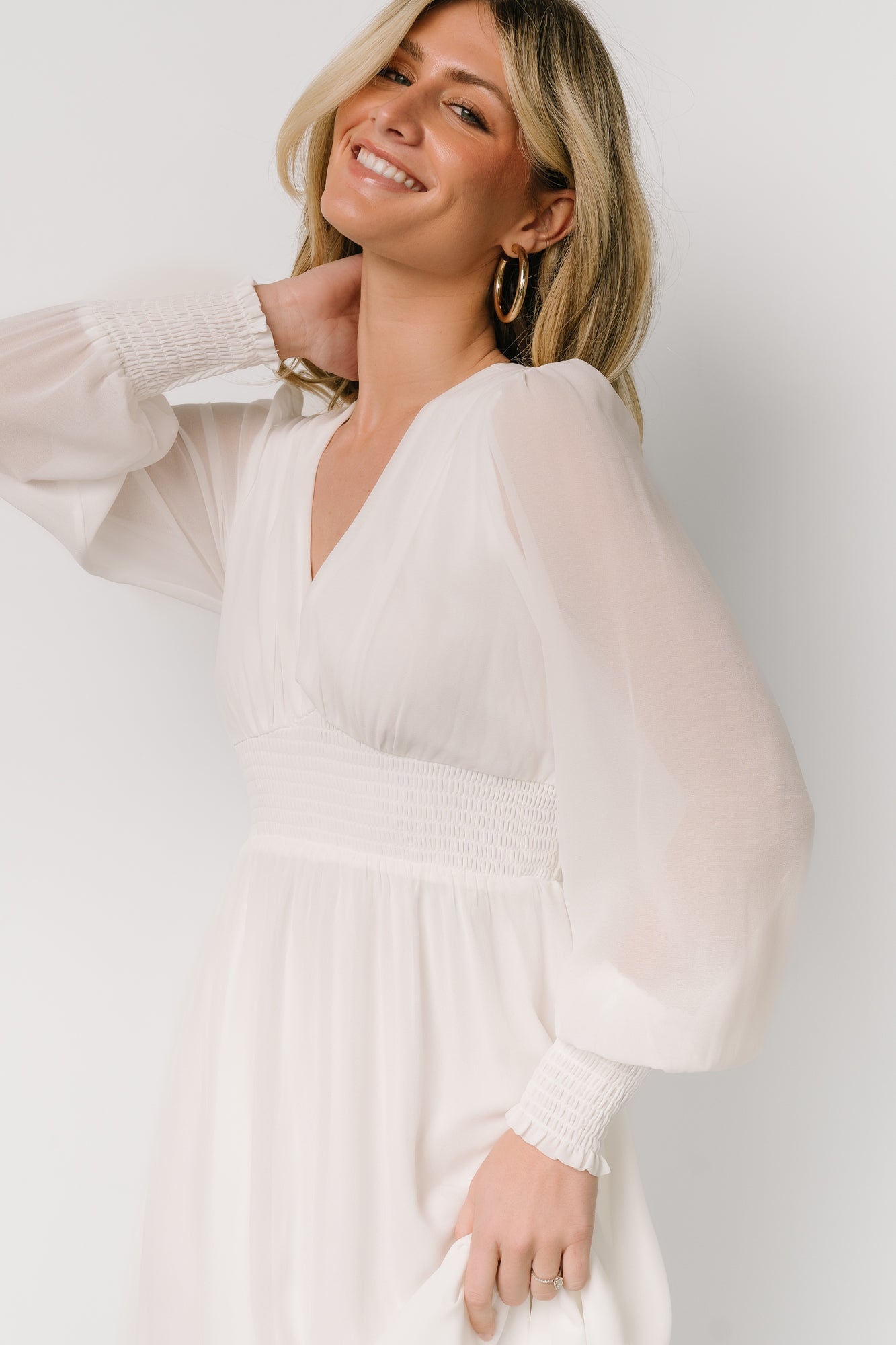 Baltic Born Womens Olivia Maxi Dress | White | Size: 2XL Baltic Born Womens Olivia Maxi Dress | White | Size: 2XL