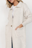Ontario Long Button Cardigan | Olive