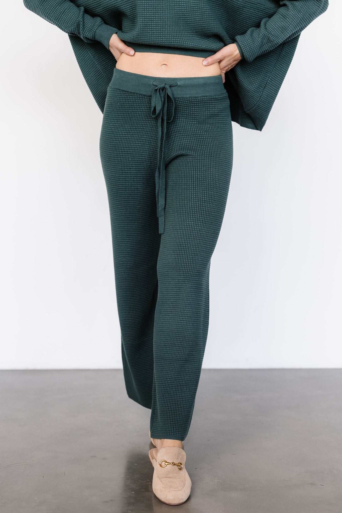 Owen Waffle Pants | Green - Baltic Born