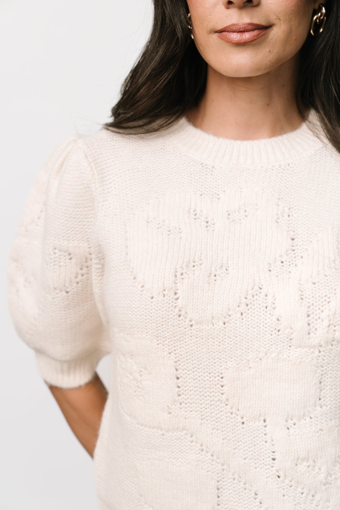 Pamela Sweater Top | Cream - Baltic Born