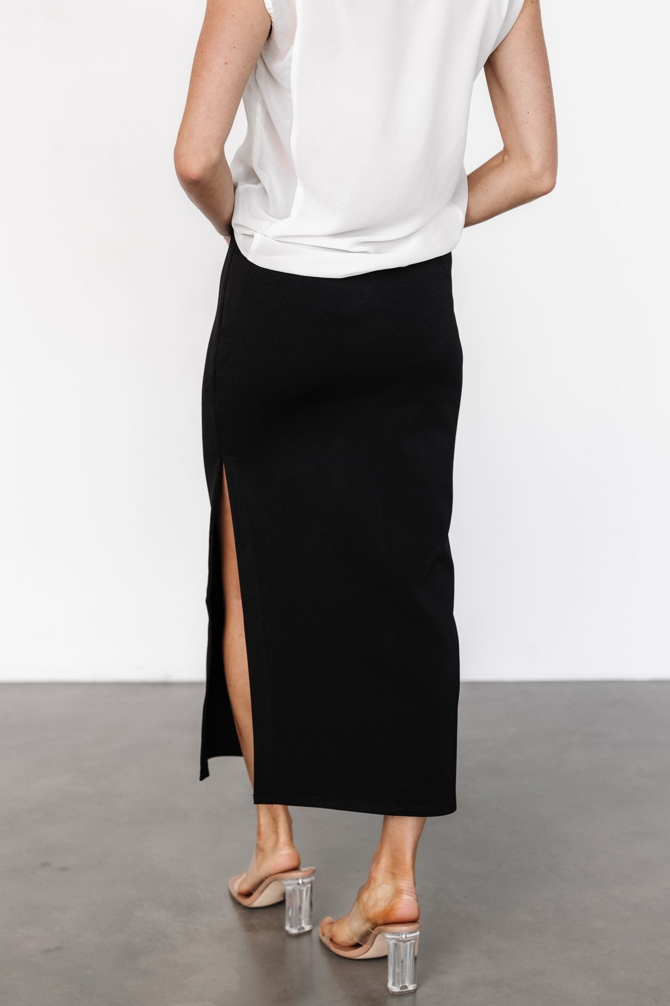 Pembroke Pencil Skirt | Black - Baltic Born