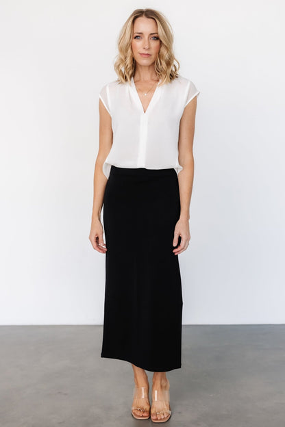 Pembroke Pencil Skirt | Black - Baltic Born