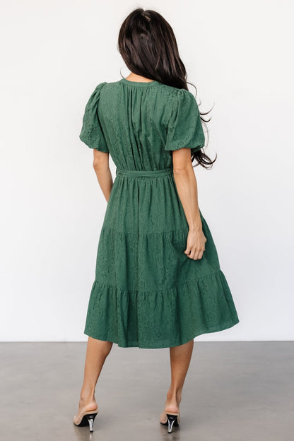 Philippa Midi Dress | Green - Baltic Born