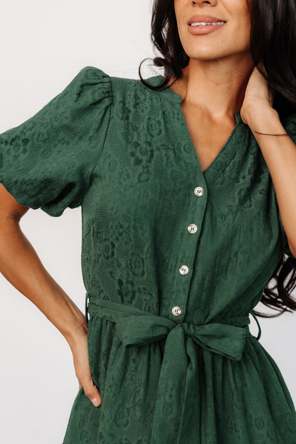 Philippa Midi Dress | Green - Baltic Born