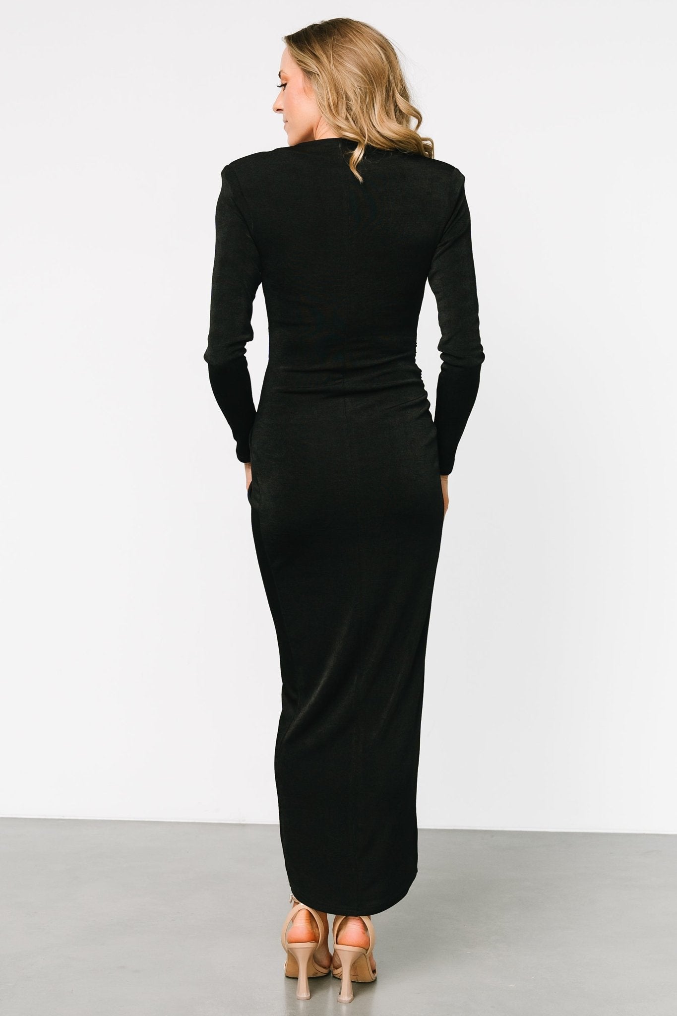 Pierce Shimmer Gown | Black - Baltic Born