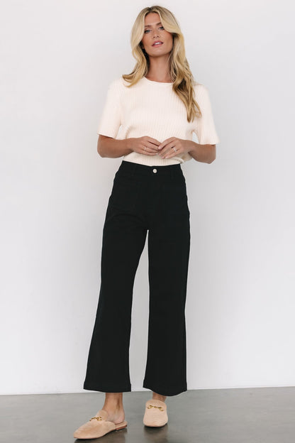 Polli Patch Pocket Pants | Black - Baltic Born