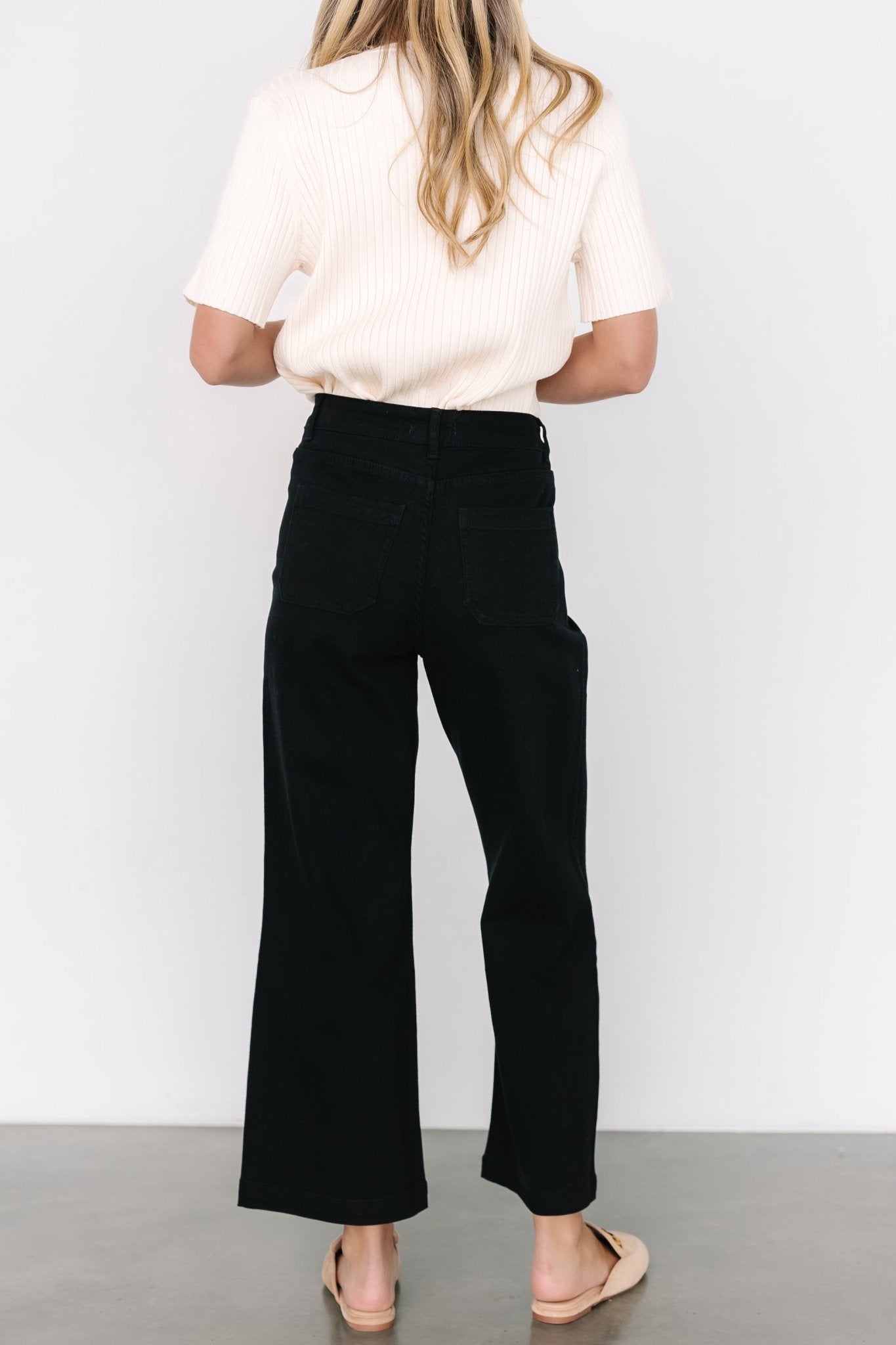 Polli Patch Pocket Pants | Black - Baltic Born