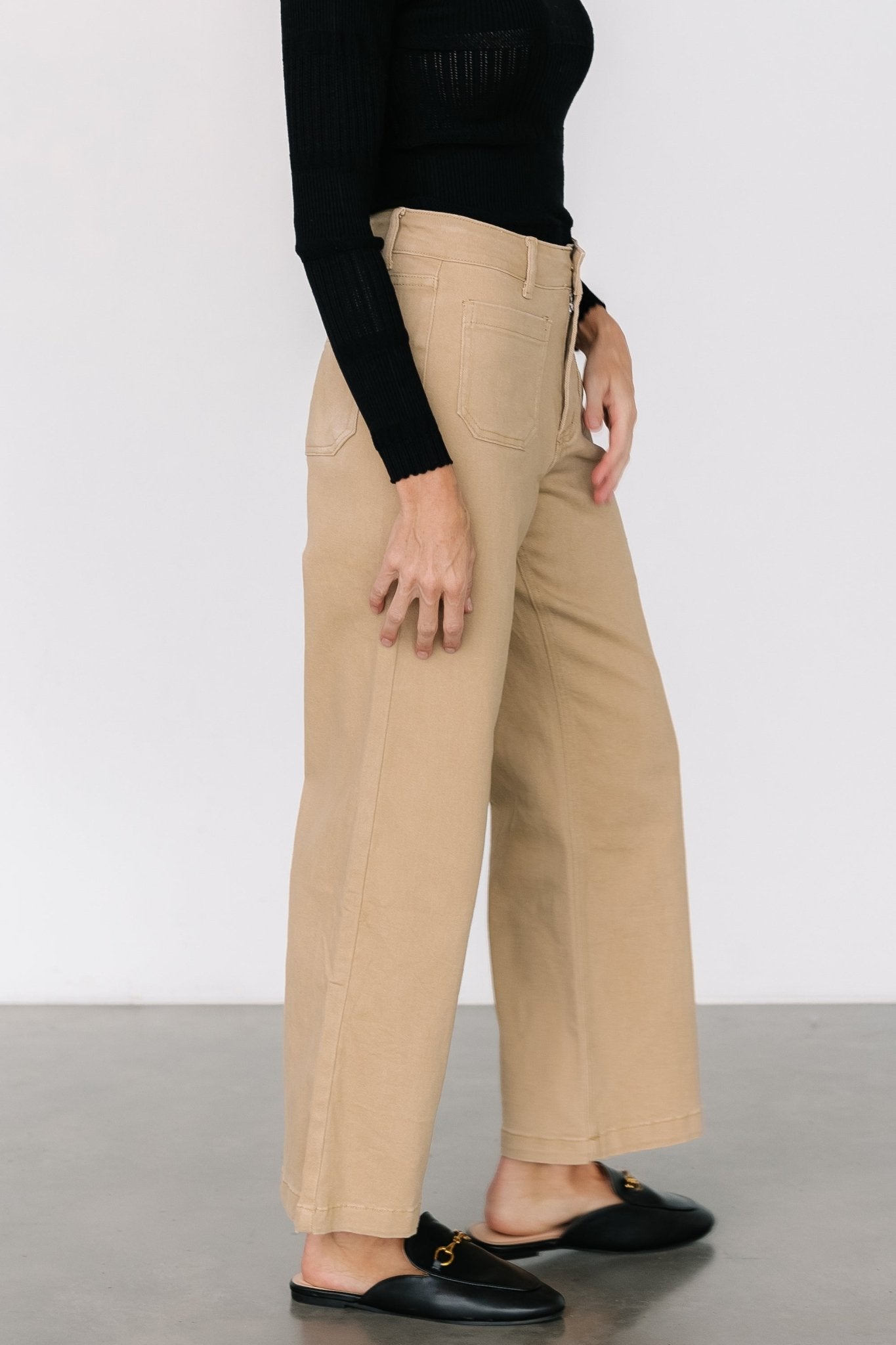 Polli Patch Pocket Pants | Tan - Baltic Born