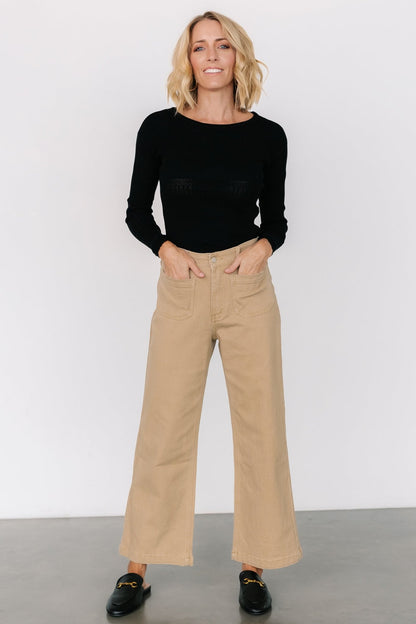 Polli Patch Pocket Pants | Tan - Baltic Born