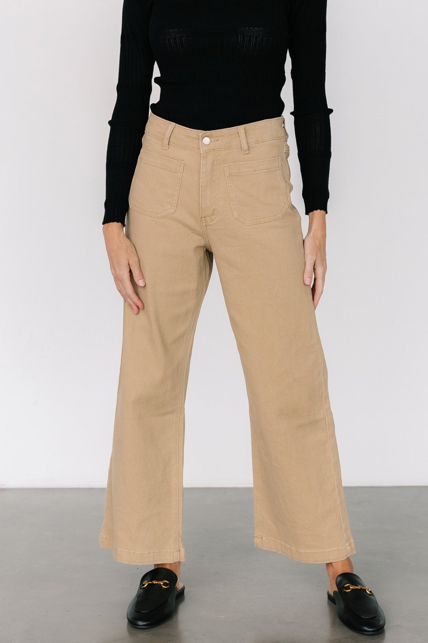 Polli Patch Pocket Pants | Tan - Baltic Born