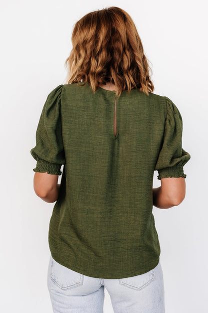 Pollyanna Top | Olive - Baltic Born