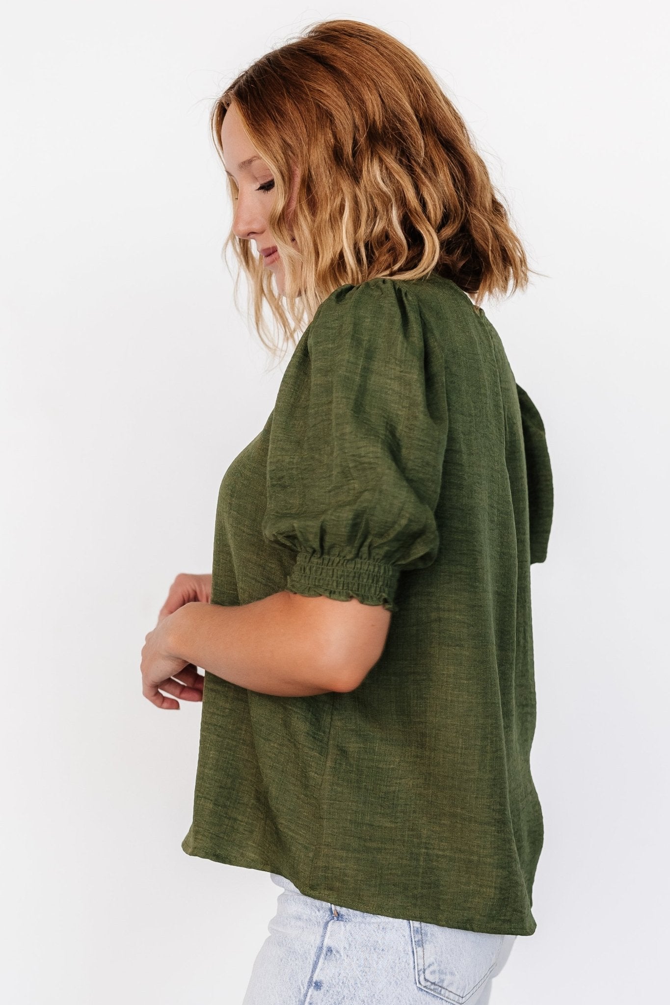 Pollyanna Top | Olive - Baltic Born