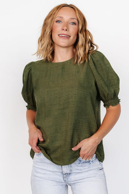 Pollyanna Top | Olive - Baltic Born