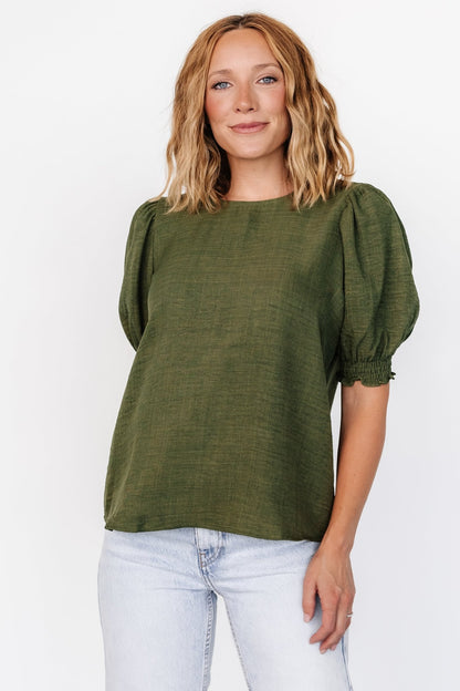 Pollyanna Top | Olive - Baltic Born