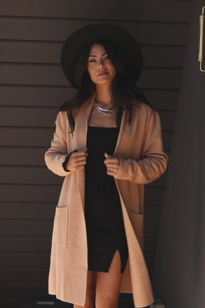 Nolan Cardigan | Camel