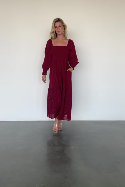 Marcella Maxi Dress | Wine