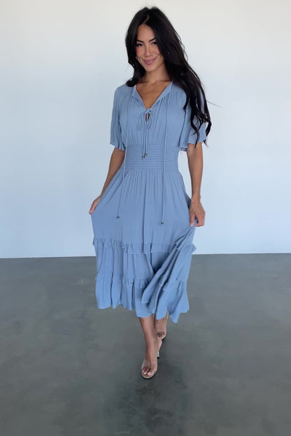 Spell Boho Midi Dress | Whisper Blue