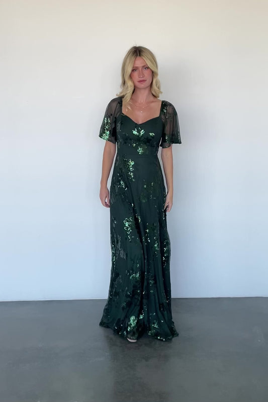 Kimberly Velvet Maxi Dress