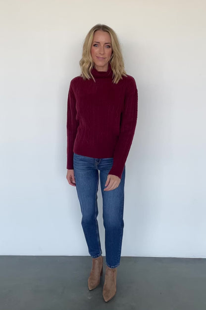 Luxembourg Sweater | Oxblood