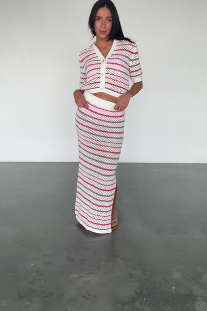 Viento Skirt | Multi Stripe