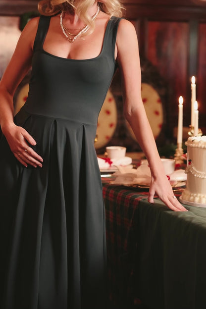 Giavanna Maxi Dress | Dark Green