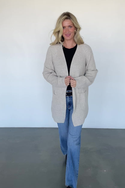 Frankel Pocket Cardigan | Natural