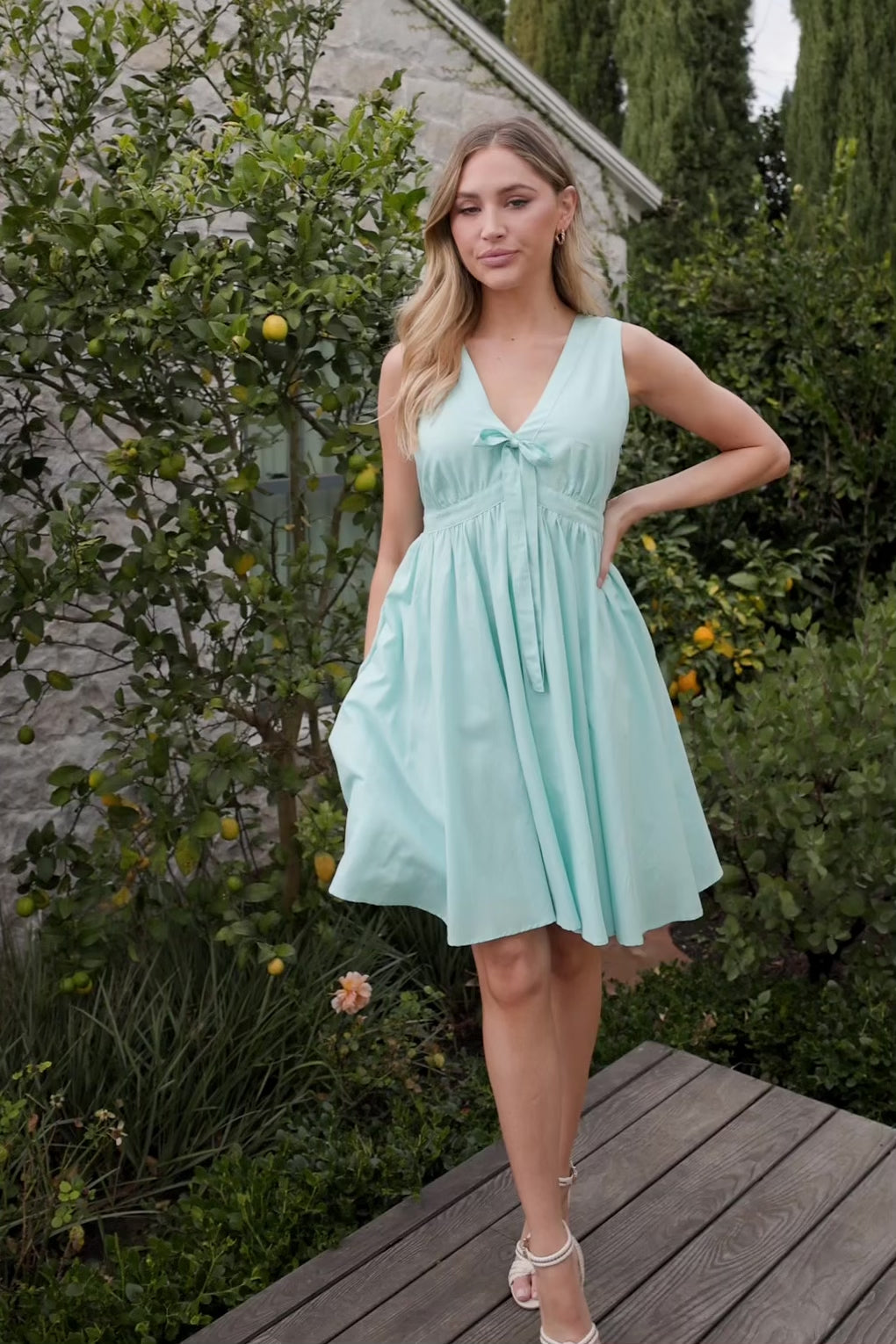 Haley Dress - Arctic Blue main image 1