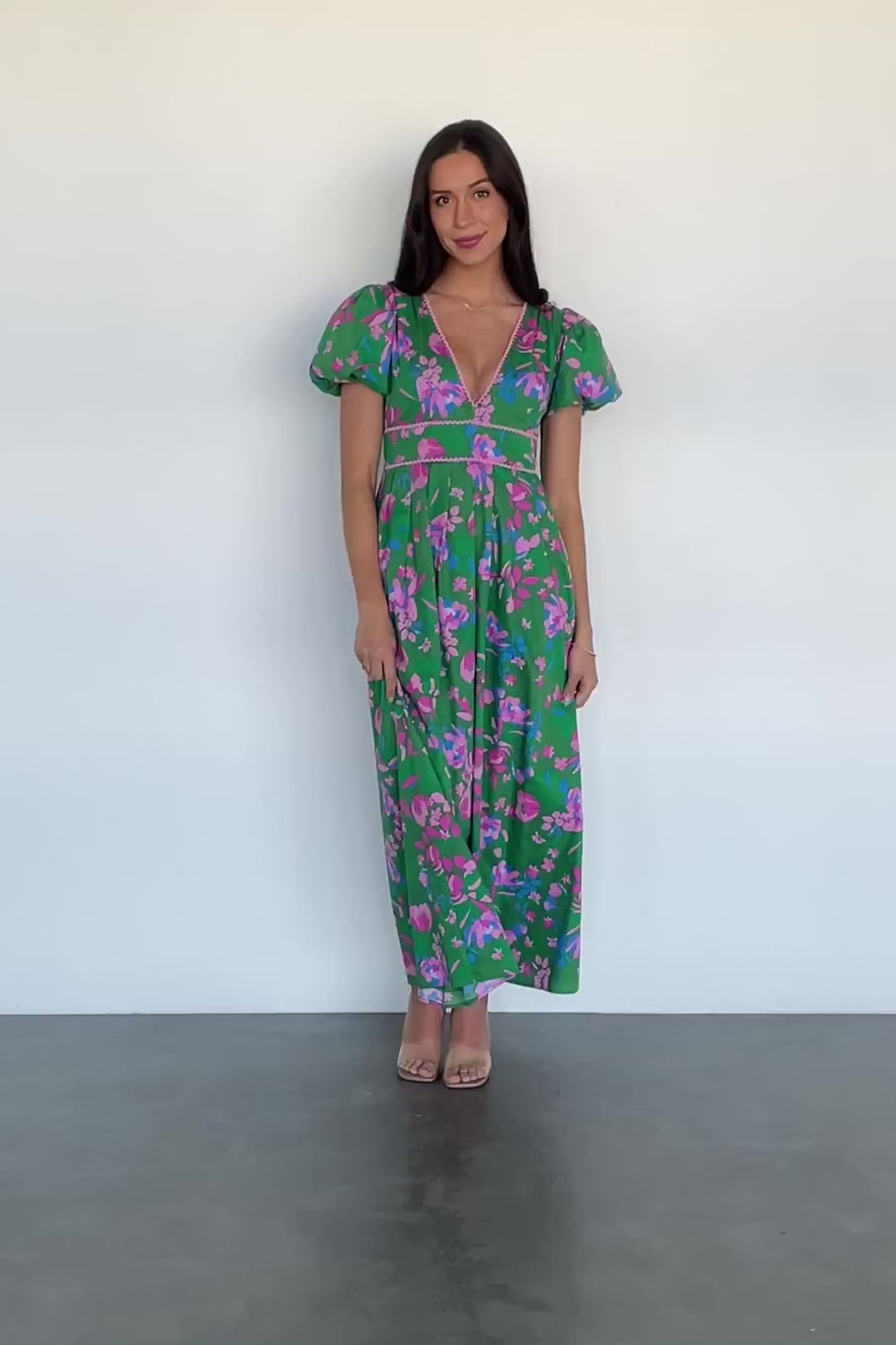 anya green dress Anya Maxi Dress main image 1