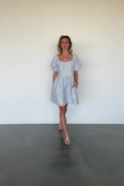 Sommer Short Dress | Light Blue