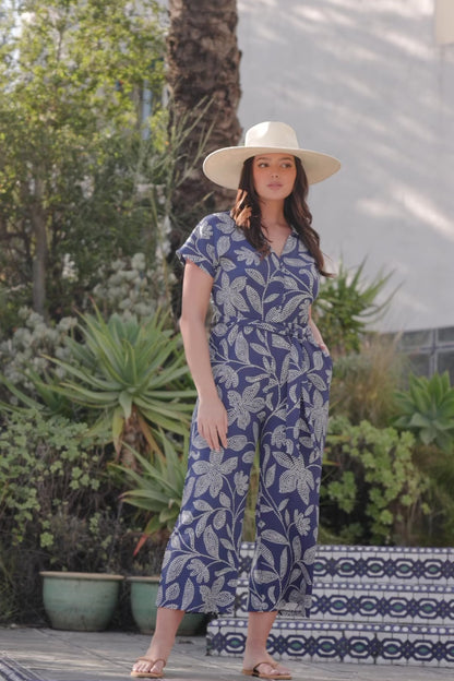 Costa Jumpsuit | Blue Print