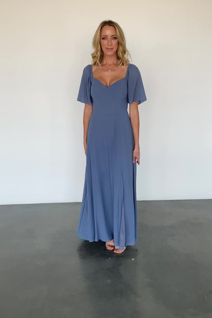 Sierra Sweetheart Maxi Dress | Whisper Blue