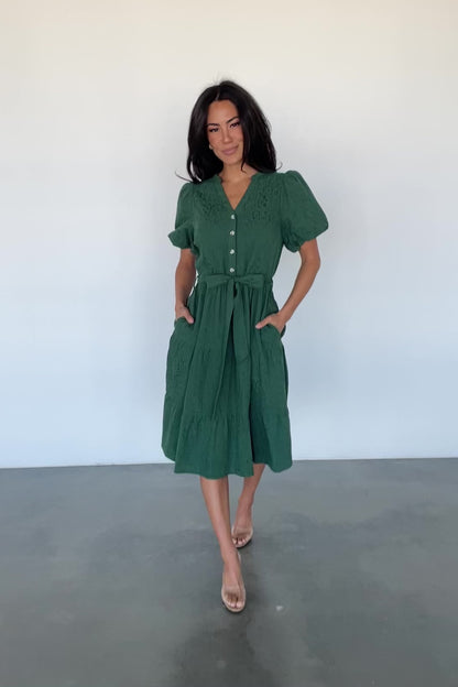 Philippa Midi Dress | Green