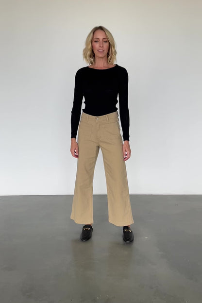 Polli Patch Pocket Pants | Tan