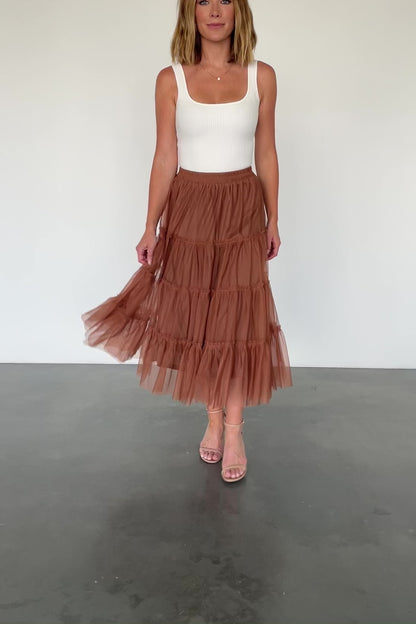 Galena Tulle Skirt | Copper