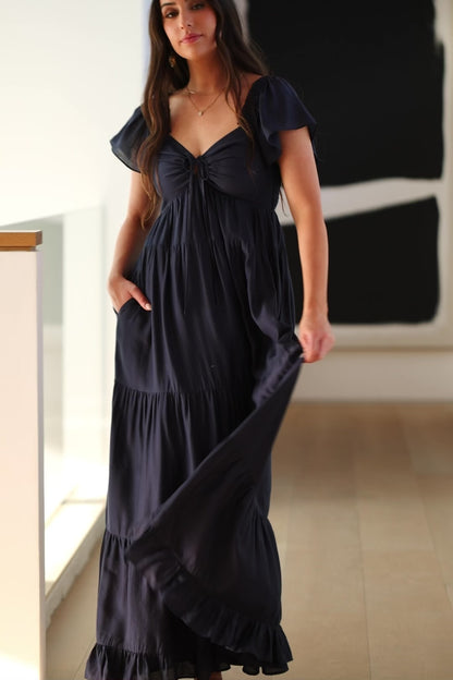 Agatha Maxi Dress | Dark Blue