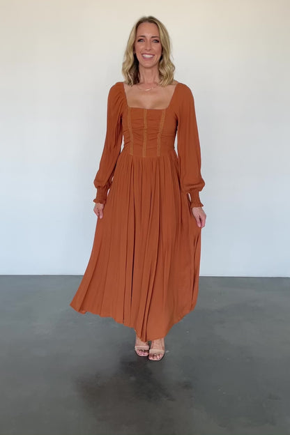 Maddalena Maxi Dress | Camel