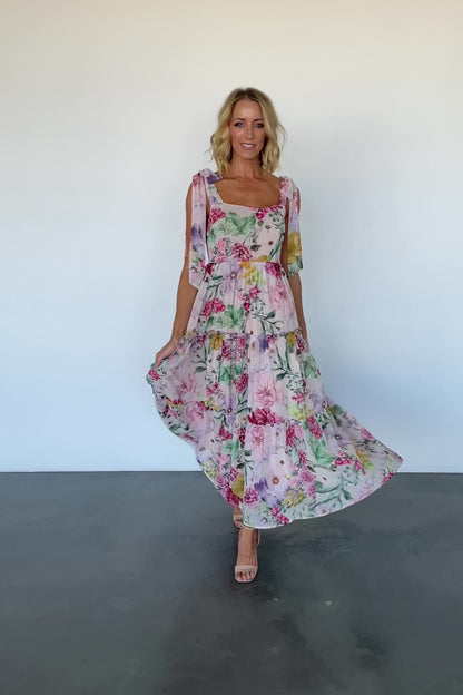 Anita Maxi Dress | Blush Multi Floral