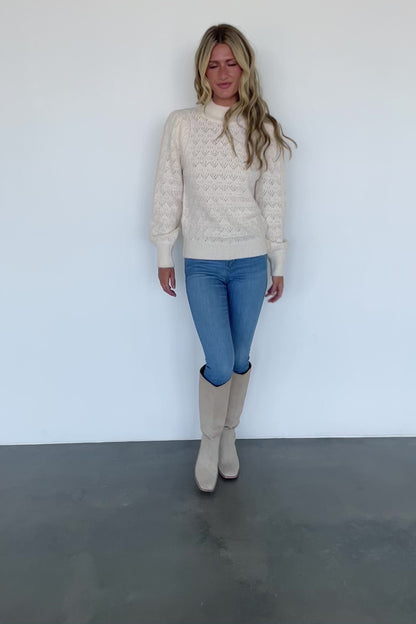 Grayson Sweater | Cream