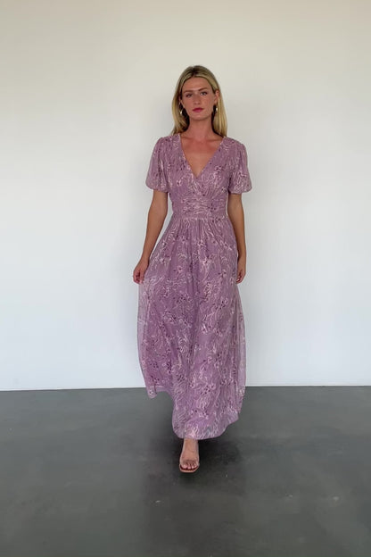 Ardley Maxi Dress | Vintage Plum Floral