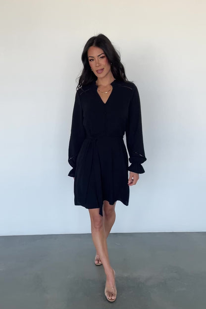 Lillia Short Dress | Black