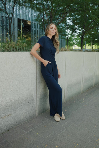 Quinn Jumpsuit | Navy