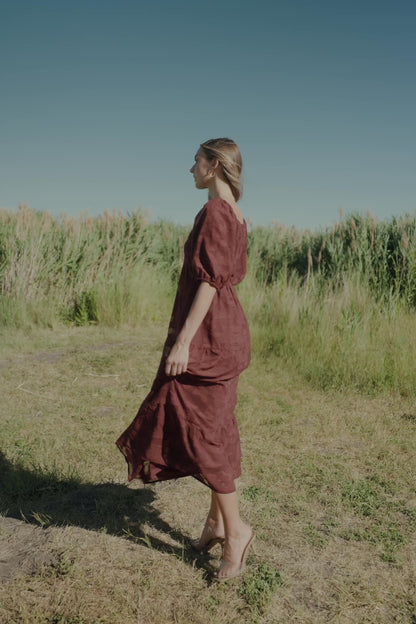 Hayward Dress | Mahogany