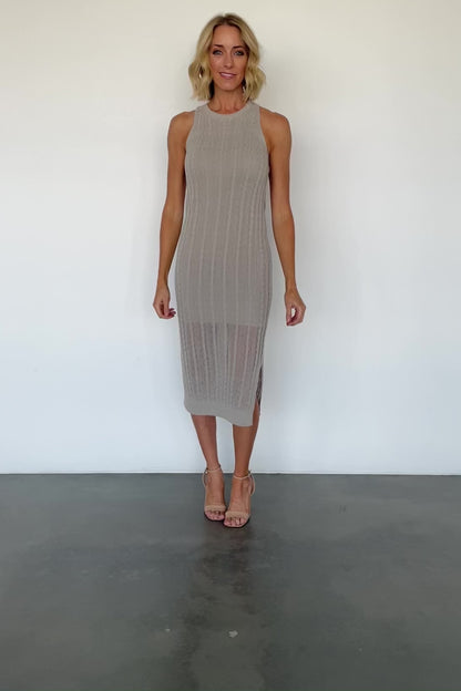 Nalani Knit Tank Dress | Stone