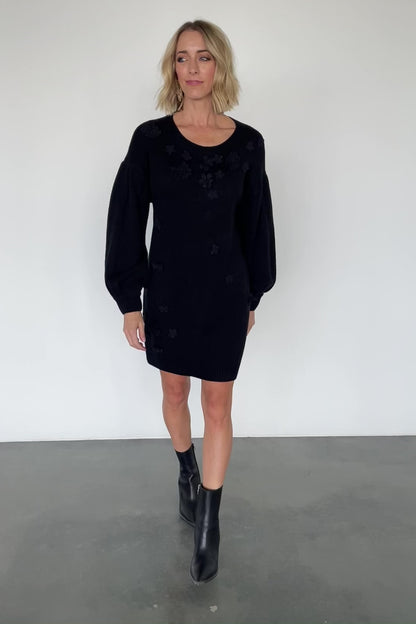 Margaux Sweater Dress | Black