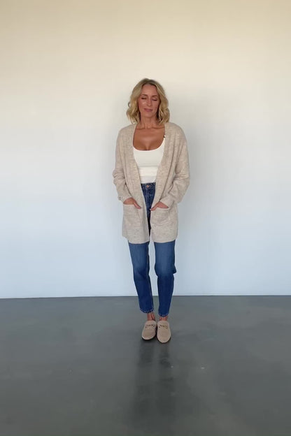 Carianne Knit Cardigan | Natural