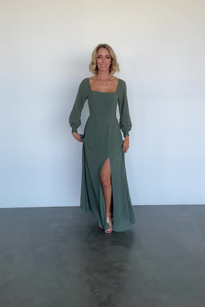 Giselle Maxi Dress | Dark Sage