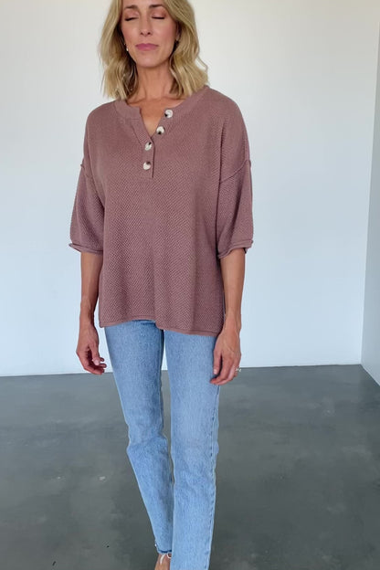 Maddock Knit Top | Mocha