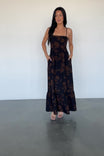 Regan Tank Maxi Dress | Espresso Print